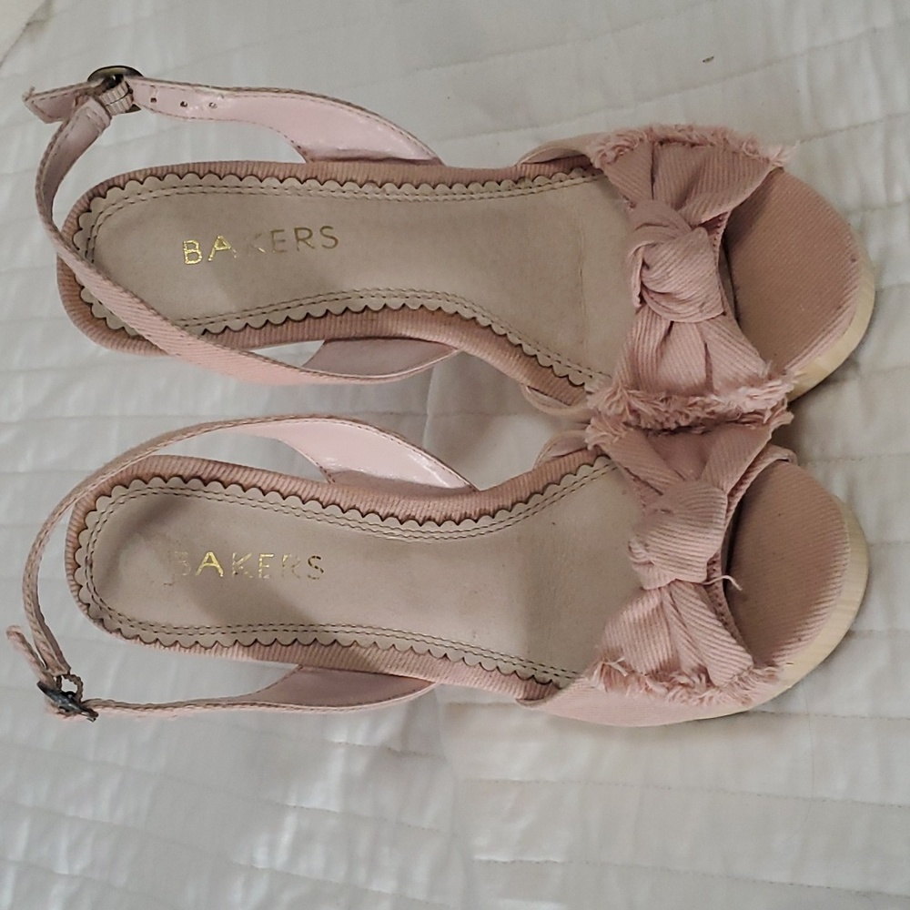 Pink 4" Bakers Heels